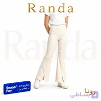 شلوار شیک دخترانه طراحی خاص در زانو مدل رونا
