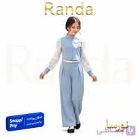 بلوز با آستین دانتل ظریف مدل نورسا