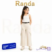 شلوار تک دخترانه چهار جیب مدل رودان