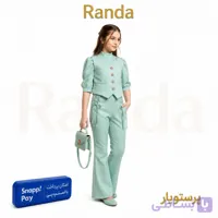 جلیقه شلوار شومیز دخترانه مدل پرستویار