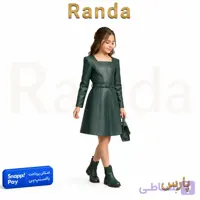 پیراهن چرم دخترانه مدل پارس