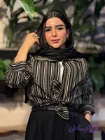 شومیز حصیری راه ریز