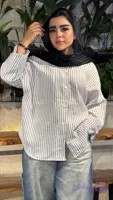 شومیز زارا مدل دیپلمات نخ100