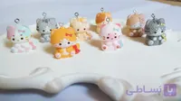 عروسک کیتی خمیری اویزدار (شروع سفارش از ۸عدد)