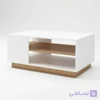 میز جلو مبلی ام دی اف سفید مدل رامتین