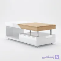 میز جلو مبلی سفید مدل مازیار