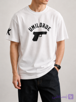 تیشرت طرح Gun 3 | طرح تفنگ و عدد ۳