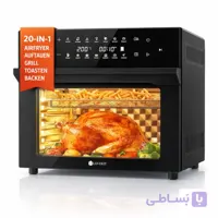 فر سرخ کن بدون روغن LLIVEKIT مدل 30L | ظرفیت 30 لیتر و جوجه گردان