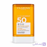 ضد آفتاب استیکی کلارنس Clarins Invisible Sun Care Stick SPF50 حجم 17 گرم
