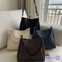 کیف زنانه 2 تیکه دسته طنابی در ابعاد ۳۵*۳۱