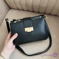 کیف زنانه قهوه ای مدل کلاسیک در ابعاد ۲۳*۱۵