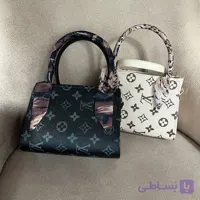 کیف زنانه طرح قوچی با دسته روسری‌دار