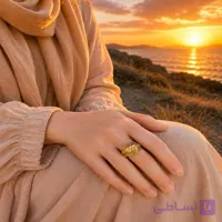 انگشتر طلا روسی مشابه طلا کد28