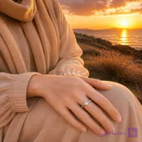 انگشتر تک نگینی کد 29