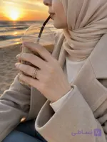 انگشتر رینگی  دو طرح نگین