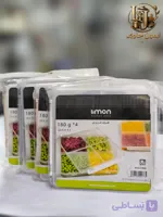ظرف نگه داری فریزری چهار خونه برند لیمون 180 گرمی