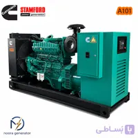 دیزل ژنراتور کامینز 400 کاوا مدل nt855-g4 سوزن روغنی – ژنراتور استامفورد تمام مس اصلی (باک دار)
