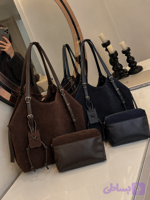 کیف دوتیکه پینترستی مدل پاییز زنانه و دخترانه🍂🍁🧶