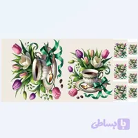 نیم ست جذاب-پاپیون سبز