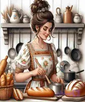 پنل پیشبند-زن هندی