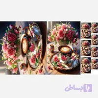 نیم ست جذاب-فنجان تیره