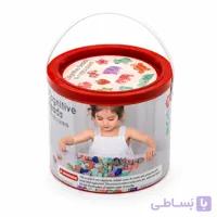 بازی آموزشی چوبی مهره‌های شناختی مدل JHTOY-103 با حروف، اعداد و اشکال (مونته‌سوری)