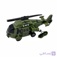 هلیکوپتر اسباب‌بازی امداد و نجات چراغ‌دار و موزیکال با پروژکتور مقیاس ۱:۲۰