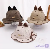 کلاه کتان پاپیونی