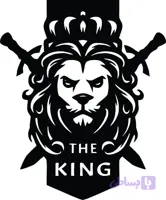 استیکر بدنه خودرو طرح شیر The King | برچسب آفرود 60*30