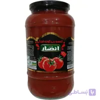 رب گوجه فرنگی شیشه ای  انصار _ 2000 گرم_ 6 عددی