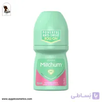 مام رولی زنانه میچام 48 ساعته مدل پاور فرش Mitchum Women Roll-On Antiperspirant Deodorant, Powder Fresh