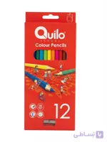 مداد رنگی ۱۲ رنگ کویلو (Quilo School Colour Pencils)