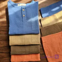 تیشرت شلوارک اسپرت بچه گانه موسلین کد 2847