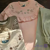 بلوز شلوار کتان بگ نوجوان گلدوزی بهارک کد 2830