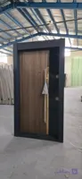 درب مدل راش با شیشه