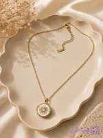 گردنبند زنانه مدل خورشید | Qazal Bijoux
