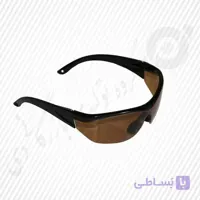 عینک ایمنی ضدخش قهوه‌ای ( 282B )