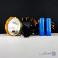چراغ پیشانی - کوهنوردی - تک ال ای دی - 10 وات - قابل شارژ 4400 میلی آمپر - برند اصلی Hoteche هوتچ (440011)