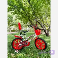دوچرخه سایز 16 اسپینو همراه پشتی