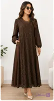 پیراهن وارداتی زنانه طرح خالدار آستر دار