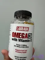 مکمل امگا ۳ لابرادا (Labrada Omega-3) – ۹۰ کپسول – با غلظت بالا و کیفیت ممتاز
