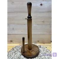 جا دستمالی رولی ایستاده چوبی سایز بزرگ