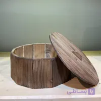 شکلات خوری چوبی درب دار