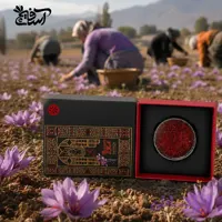 زعفران نگین بسته بندی خاتم یک مثقال