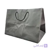 ساک دستی کرافت مشکی ۱۳۰ گرم سایز ۲۰.۲۸.۱۸