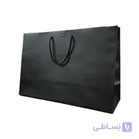 ساک دستی ایندربرد مشکی ۲۳۰ گرم سایز ۲۴.۳۵.۱۲