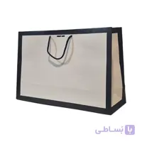ساک دستی ایندربرد سفید ۲۳۰ گرم سایز ۲۴.۳۵.۱۲