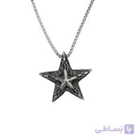 گردنبند کروم هارتز طرح ستاره کد sp773