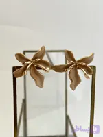 گوشواره استیل طرح برگ ۵ پر