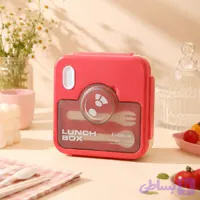 ظرف غذا و لانچ باکس دوربین دار هولیکا همراه با قاشق و چنگال